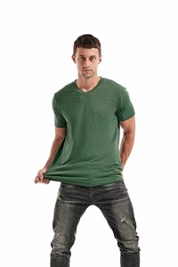 Camisetas de Hombre de Alta Calidad 100% Algodón con Cuello en V, Ecológicas, de Secado Rápido, Transpirables, Personalizables, al por Mayor - Product Image 5