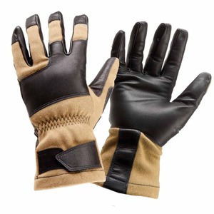 Tac NFOE2 Guantes de vuelo Tan Pilot Nomex Flyer Pantalla táctil Resistencia al corte Guantes de cuero ignífugos de Pakistán - Product Image 1