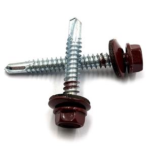 高品质工厂批发碳钢六角头彩色彩绘自钻螺丝中国制造 - Product Image 2