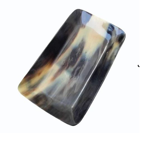 Ustensiles de cuisine de plateau de service en corne de buffle bio et élégant avec logo personnalisé pour les occasions de pépinière - Product Image 4