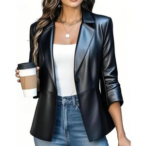 Elegant <b>Ladies</b> Motorbike Leather <b>Jacket</b> Handmade To Perfection With High Quality Production - Product Image 1