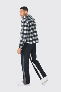 กางเกงวิ่งผ้าฟลีซสำหรับผู้ชายกางเกงวอร์มลำลองไซส์พิเศษพร้อมซิปปิดสำหรับฤดูหนาว - Product Image 5