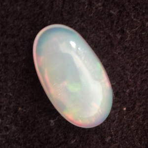 Opale éthiopienne naturelle 24x13mm cabochon ovale 15.4 cds cabine opale véritable pour bijoux plein de feu oblong blanc opale pierres précieuses cabine - Product Image 5