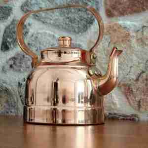 กาน้ำชาพร้อมที่กวนทำในอินเดียกาน้ำชาแก้วจีนพร้อมกาต้มน้ำทองแดง - Product Image 5