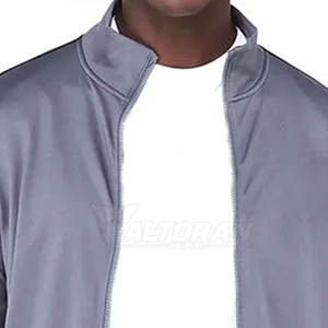 ชุดวอร์มผ้าฝ้าย100% ขนาดใหญ่พิเศษสำหรับฤดูหนาวลายพื้นชุดวอร์มสีตัดกันดีไซน์ตามสั่ง - Product Image 6