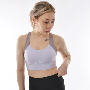 สปอร์ตบราสำหรับผู้หญิงเป็นมิตรกับสิ่งแวดล้อมบราออกกำลังกายไร้รอยต่อบราสแปนเด็กซ์ซับในสำหรับยิมออกกำลังกายโยคะ - Product Image 6