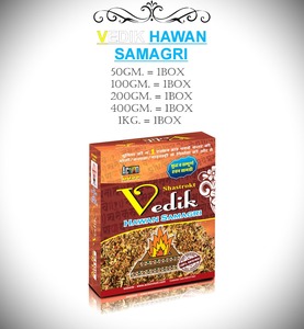 Caja Premium VEDIK HAWAN SAMAGRI, Esenciales Herbales Tradicionales para Puja, para Rituales Diarios, Ceremonias Espirituales y Ofrendas Sagradas - Product Image 2