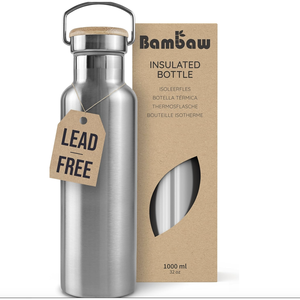 Bambaw Insulated Bottle 1000 Ml Stainless Steel Lead Free Water Bottle For Travel Outdoor Use - Product Image 1