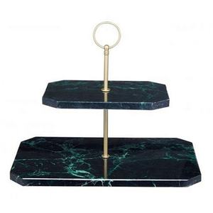 Home Decorative Item Metal Luxury Item Hot <b>Sale</b> Marble and Metal <b>Cake</b> <b>Stand</b> Designer Handmade <b>for</b> Wedding and High Quality - Product Image 2