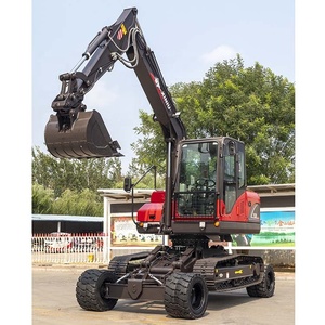 Excavadora de Orugas X9 con Motor Yanmar, Precio de Fábrica, Cambio Instantáneo Entre Desplazamiento sobre Ruedas y sobre Orugas - Product Image 2