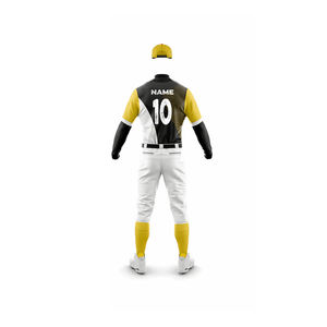 Uniformes de baseball personnalisés pour équipe, prix bas, nouveau motif, uniformes de baseball en jersey par sublimation, ensembles, service OEM - Product Image 3