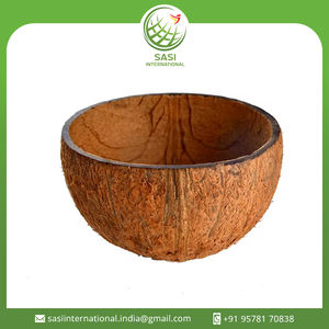 Cuencos redondos de cáscara de coco natural sin pulir hechos a mano, vajilla para postres de frutas, cuencos de origen de Cocos - Product Image 2