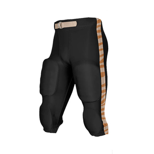 Pantalones integrados acolchados con faja de fútbol americano para entrenamiento, pantalones acolchados de fútbol americano completamente personalizados - Product Image 2