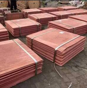 Placa de Cobre Catódico de Alta Calidad 99.99%, Servicio de Corte y Soldadura Personalizado, Cobre Puro 99.99% de Origen del Reino Unido - Product Image 1