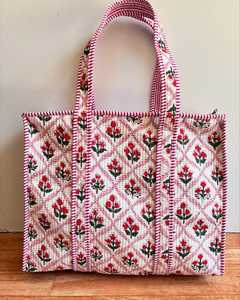 Algodón hecho a mano acolchado selva impreso mercado bolsas de mano bolsas de compras Hippi algodón mujeres - Product Image 1