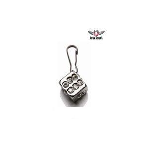 Tirador de cremallera de dados grandes para motociclistas - Product Image 1