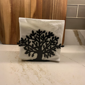 Wholesale Decorative <b>Black</b> Metal Tree Napkin Holder for Home Restaurant Hotel in Low Price - Product Image 3
