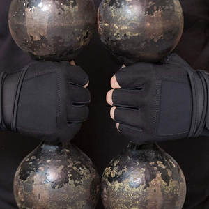 Gants de fitness en cuir de qualité pour hommes et femmes Gym Training Sports Exercise Haltérophilie-en vente! - Product Image 6