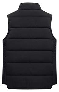 เสื้อกั๊กพัฟเฟอร์ผู้ชายสำหรับฤดูหนาว แบบไม่มีแขน อุ่นสบาย มีซิป น้ำหนักเบา พร้อมเสื้อกั๊กพัฟเฟอร์ผู้ชาย เสื้อกั๊กพัฟเฟอร์ผ้าแคนวาสผู้ชาย - Product Image 2