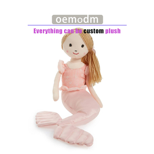 ตุ๊กตาผ้าฝ้ายนุ่มตุ๊กตานาง<span class=keywords><strong>เงือก</strong></span>ของเล่นสำหรับเด็ก - Product Image 1