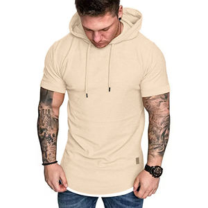 Sudadera con capucha para hombre, sudaderas con capucha ajustadas, 100% algodón, Polar, transpirable, manga corta, cremallera, Sudadera con capucha, diseño personalizado, sudaderas con logotipo - Product Image 1