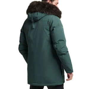 Fabrication de parkas printemps élégants pour hommes, parka au design et à la taille personnalisés, parkas en duvet longues et imperméables, vestes décontractées - Product Image 2