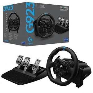 Volant et pédales de simulation de course Logitech G G923 TRUEFORCE originaux - Product Image 2