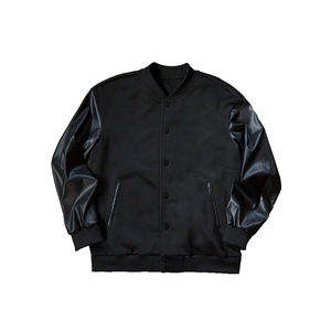 Qualité supérieure 2025 laine corps en cuir manches brodées Chenille patchs Letterman Baseball College Varsity veste pour hommes - Product Image 1