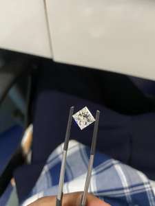 Diamantes sueltos de corte princesa 1,80mm-2,50mm VS2 Claridad Anillos y pendientes blancos naturales brillantes Excelentes diamantes sueltos reales - Product Image 3
