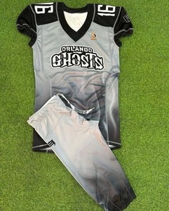 Jersey de Fútbol Americano al Por Mayor, Ropa Deportiva de Verano, Cómoda, de Alta Calidad, Precio Razonable, Corta, 100% Poliéster - Product Image 1