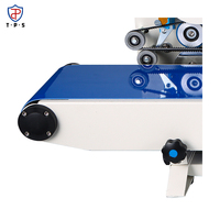 Machine de scellage à chaud semi-automatique intelligente de table de qualité industrielle TEPPS 280T pour sachets alimentaires en film PE avec fonction de comptage