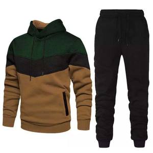 Venta al por mayor de los hombres del chándal Conjunto de lana con capucha Top Bottoms Jogging Joggers Gym Full Zip Chándales - Product Image 1