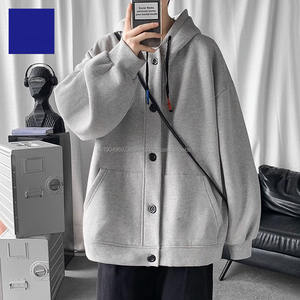 Nouveau sweat à capuche pour homme en molleton de coton de haute qualité avec étiquette tissée surdimensionnée - Product Image 5