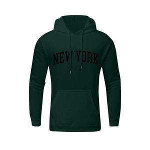 High Quality 100% Cotton <b>Thick</b> Pullover Sweatshirt Printing and Embroidery OEM Custom Blank <b>Hoodies</b> <b>Men</b> - Product Image 5