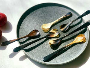 ช้อนแตรควายแฮนด์เมด แฮนด์เมดแตรควายธรรมชาติ อ่างทอง อุปกรณ์แตรเสิร์ฟช้อนจากผู้ส่งออกชาวอินเดีย - Product Image 2