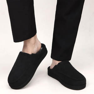 Pantoufles en polaire personnalisées en gros, pantoufles jetables blanches pour chambre d'hôtes, chambre à coucher, pour la maison, l'hôtel, personnalisables - Product Image 2