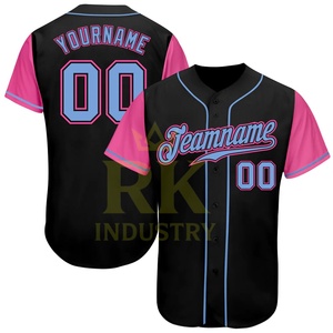 Camisetas de Béisbol Personalizadas para Hombre con Botones, con Tu Nombre, Número y Logotipo, Nuevo Diseño Deportivo, Transpirables, OEM - Product Image 4