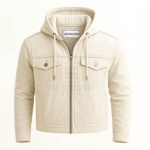 Chaqueta de invierno informal con capucha y cremallera para hombre con bolsillos delanteros prendas de vestir exteriores de moda para Otoño e Invierno - Product Image 1