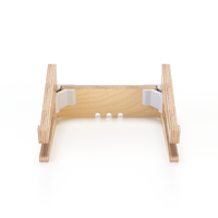 Support ergonomique pour ordinateur portable Esposit KRY-005-002 en contreplaqué de bouleau naturel pour PC, léger (1,5 kg), dimensions 32x27xh14cm