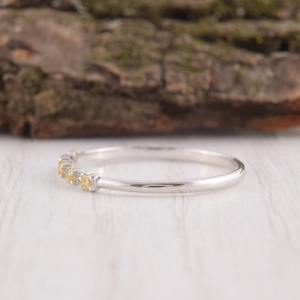 เครื่องประดับแหวนคลาสสิกสำหรับผู้หญิงเครื่องประดับเงินสไตล์ Boho 925เงินสเตอร์ลิงซิทรินพลอยแฮนด์เมดของขวัญสำหรับภรรยา - Product Image 5