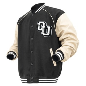 Hiver Américain Baseball Street Fashion Hip Hop Style Canvas Varsity Jacket pour Hommes Femmes Jeunes Plus Size Plumes Lettre Badges - Product Image 2