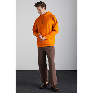 Sweat-shirt à capuche pour homme GRIMELANGE Malagos, doublé en polaire, ultra doux, 3 fils, intérieur brossé, coupe classique - Product Image 2