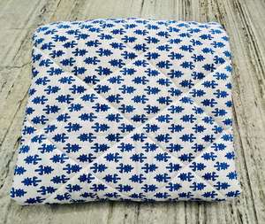 Juego de ropa de cama de edredón 100% relleno de algodón puro estilo bloque de madera tradicional bloque de mano impreso algodón tamaño doble edredón para suministro a granel - Product Image 3