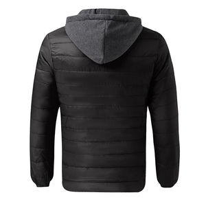 Chaqueta de Plumón para Hombre de la Mejor Calidad para Invierno, Color Sólido, Transpirable y Elegante con Cuello Alto para Clima Frío - Product Image 3