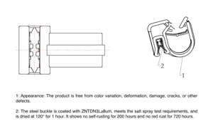 Phụ Tùng Ô Tô Ô Tô Kết Nối Clip Moc/Loc Với Cạnh Clip Kẹp 1-3Mm Tấm Cho 8Mm Để 12Mm Dia Dây Cáp - Product Image 3
