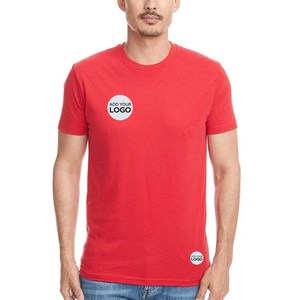 Coton peigné et polyamide 50/25/25 sur mesure pour T-shirts – Coupe ajustée, manches courtes, col rond, haute qualité, écologique, vente en gros - Product Image 5