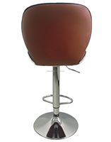 Chaise de bar pivotante en cuir PU de haute qualité, réglable, design en fer, pour salon