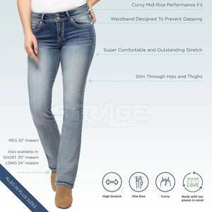 Pantalones Vaqueros Casuales Rectos y Transpirables 100% Algodón con Estilo Clásico y Diseño de Ajuste Equilibrado - Product Image 4