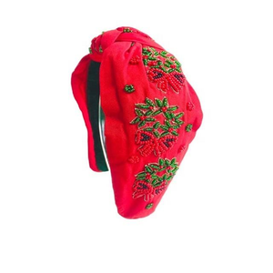 Christmas Day Seed Beaded <b>Headband</b> Knotted Seed Beaded Hairbands Girls Indian Manufactured <b>Headbands</b> Glass Beaded <b>Headbands</b> - Product Image 4