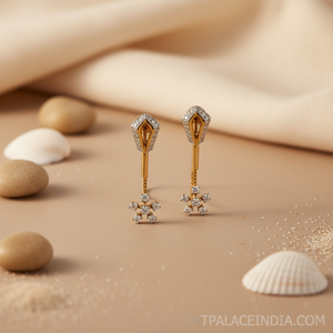 ต่างหูเพชรรูปเกล็ดหิมะสุดหรู ของขวัญสุดพิเศษสำหรับเธอ - Product Image 2